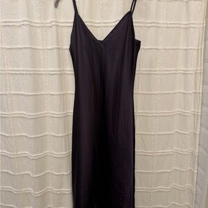 Wilfred Deep Purple V-Neck Dress